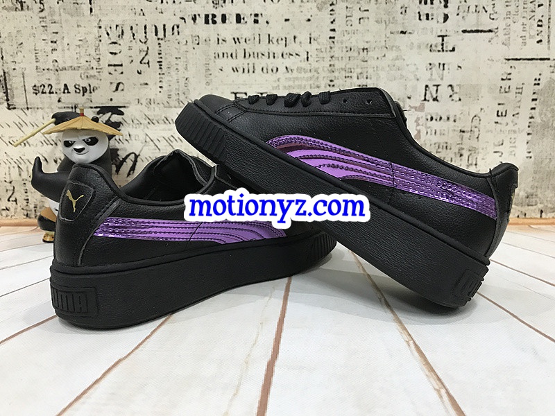 Puma Fenty Rihanna Creeper Low Leather Black Purple